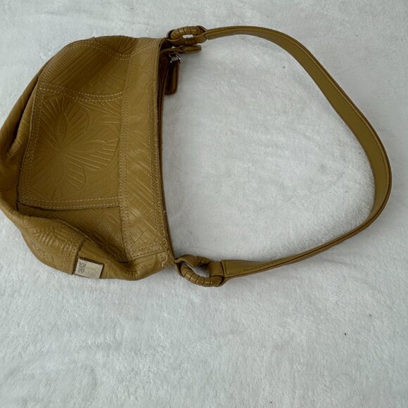 Franco Sarto Shoulder Bag Womens small Yellow hobo Handbag - Picture 8 of 10